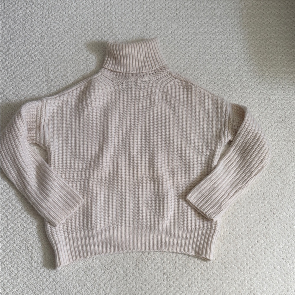 La Ligne Ribbed Turtleneck Sweater - Soft Cream